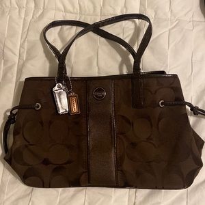 Perfect condition chocolate brown coach bag